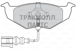 Колодки торм. пер. SKODA FABIA II - 301805