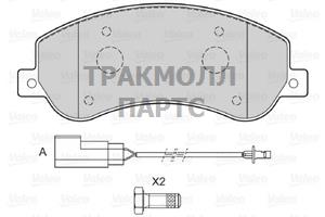 КОМПЛЕКТ ТОРМОЗНЫХ КОЛОДОК - 598816