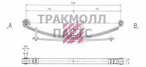 Рессора задняя 3-листа ширина 70ммMarshall - M1030500