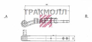 Рессора SAF о.н. 3155102502 M1035700 ER3155102502 MARSHALL - M1035700