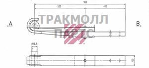 Рессора ROR о.н. 21222118 M1037000 ER21222118 MARSHALL - M1037000