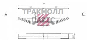 РЕССОРА ЗАДНЯЯ - M1037800