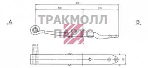 Рессора BPW о.н. 0508213510 M1045300 ER0508213510 MARSHALL - M1045300