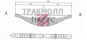 Рессора Scania о.н. 1479937 M1046200 ER1479937 MARSHALL - M1046200