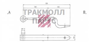 Полурессора - M1054400