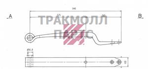 Рессора BPW о.н. 0508213520 M1102900 ER0508213520 MARSHALL - M1102900