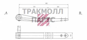 Рессора SAF о.н. 3149004003 M1119300 ER3155102902 MARSHALL - M1119300