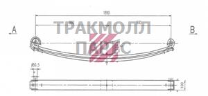 Рессора Volvo о.н. 257892 M1126300 ER257892 MARSHALL - M1126300