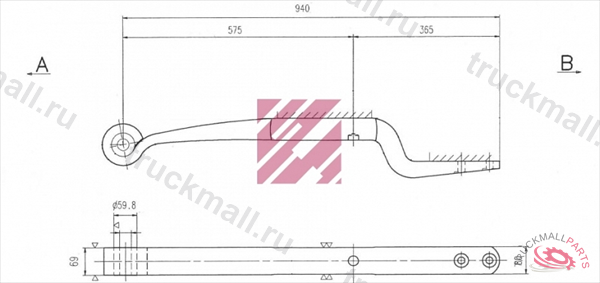 Полурессора - M1146200