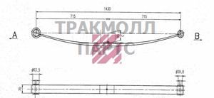 Рессора Fiat о.н. 1355403080 M1216900 MARSHALL - M1216900