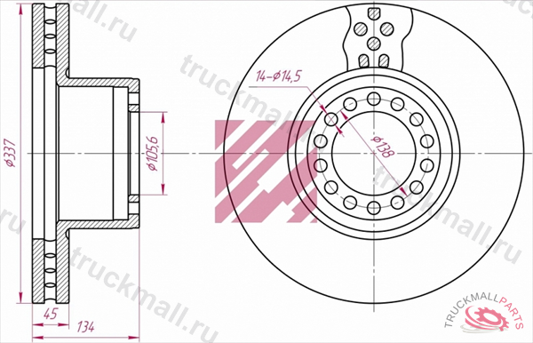 Диск тормозной MB - M2000020