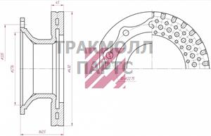 ДИСК ТОРМОЗНОЙ - M2000084