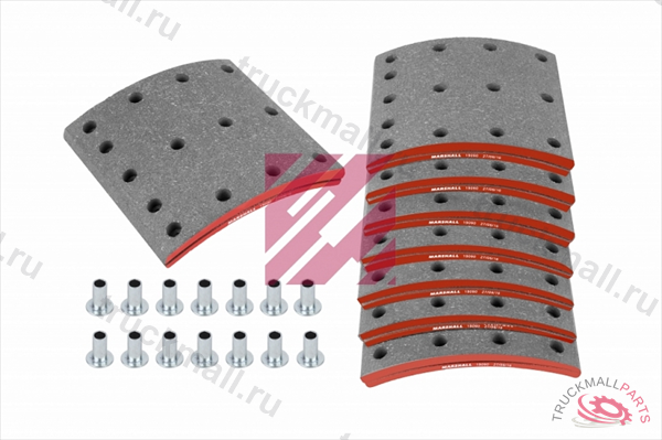 НАКЛАДКИ ТОРМ. КОМПЛ. 1 РЕМ. С ЗАКЛЕП - M2190901