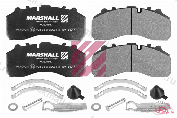 КОЛОДКИ ТОРМОЗНЫЕ ДИСКОВЫЕ КОМПЛЕКТ С УСТ. КОМП - M2629087