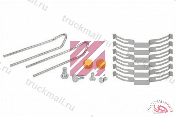 Ремкомплект возвратной пластины суппорта 14 деталей WABCO - M2930038