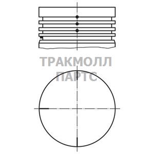 Поршень комплект - 022 04 00